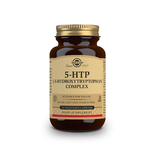 Solgar® 5-HTP L-5-Hydroxytryptophan Complex Vegetable Capsules - Pack of 30