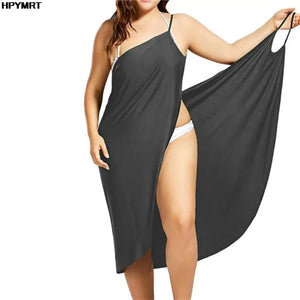Robe Femme Dress For Women Sling Beach Dresses Sarong Cover Up Warp Pareo Backless Cross Swimwear Female Y2K Vestido De Mujer - Zijuka Online