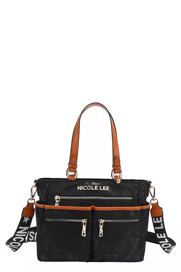Nicole Lee USA Multi-Compartment Convertible Tote Bag