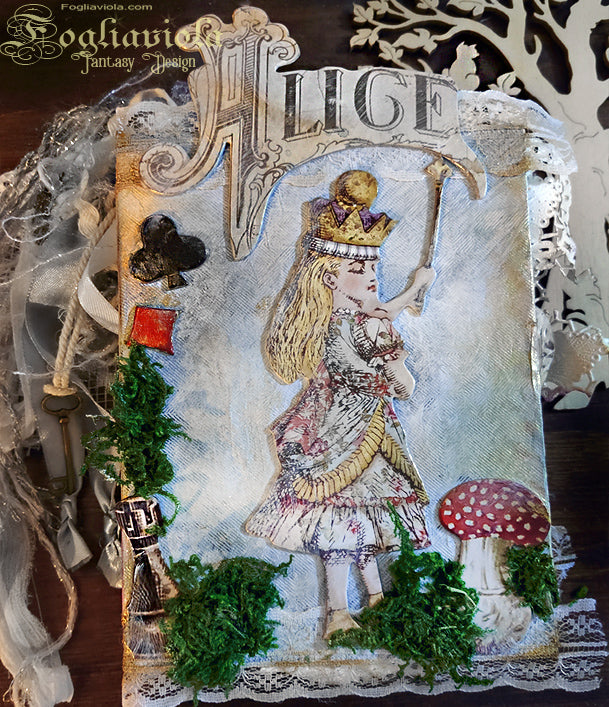 Scrapbook di Alice nel Paese delle Meraviglie