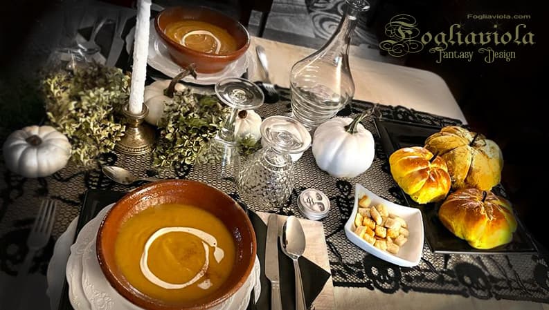 goth party tablescape