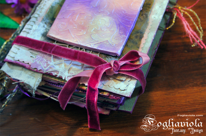 enchanted violet junk journal