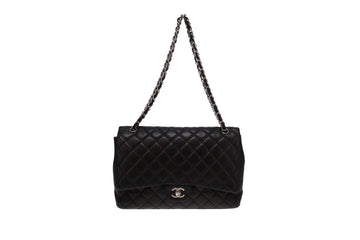 CHANEL Cambon Ligne Bowler Bag in Quilted Black Leather – COCOON