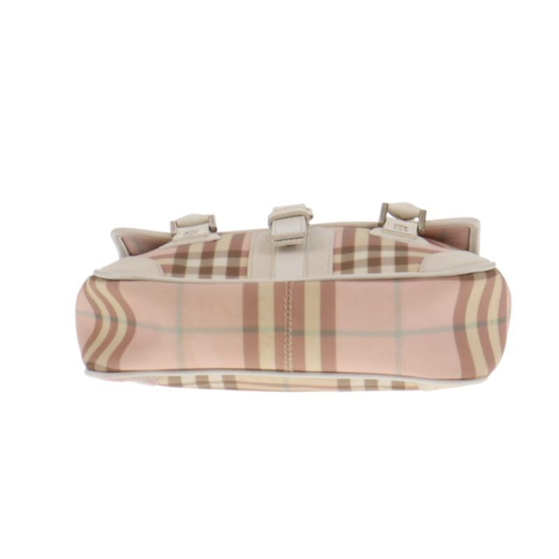 Burberry Pink Check and White Leather Trim Shoulder Bag – Designer Exchange  Ltd