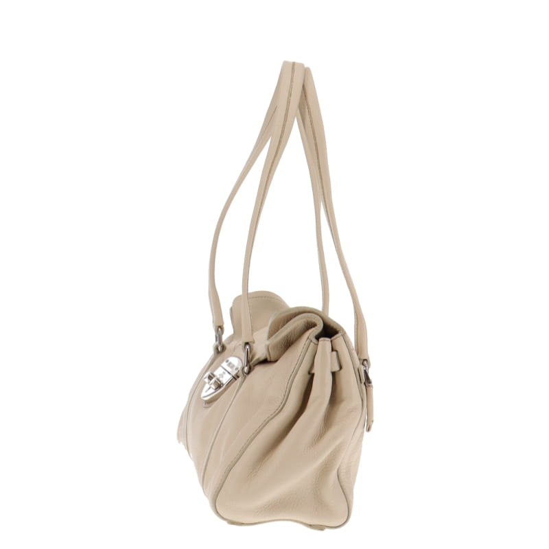 Prada Cream Vitello Easy Shoulder Bag – Designer Exchange Ltd