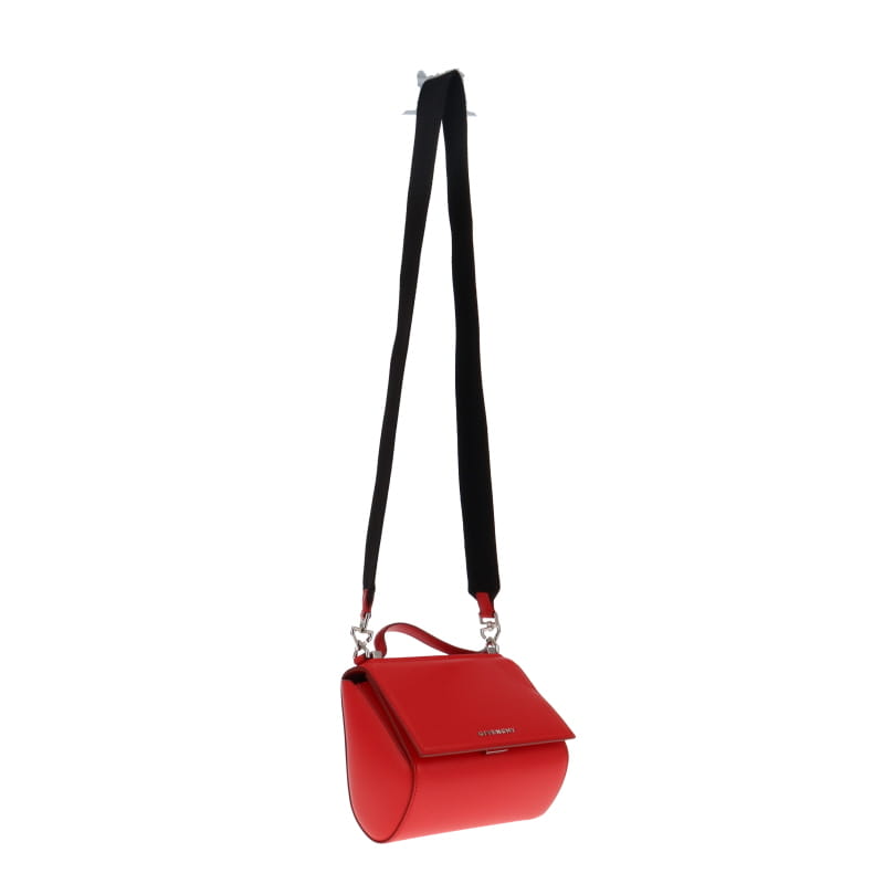 Givenchy Mini Pandora Red With Logo Strap – Designer Exchange Ltd