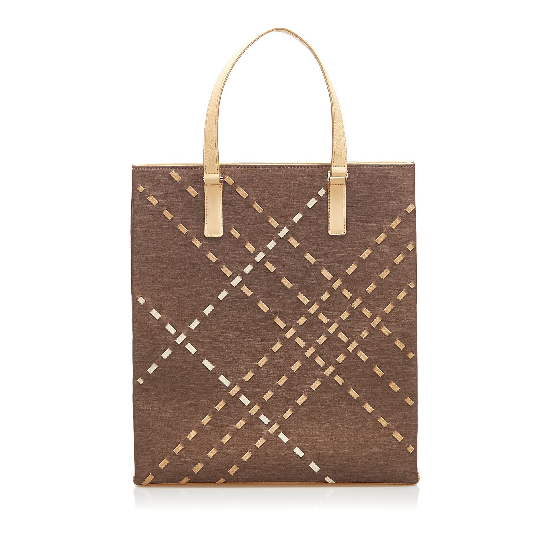 Burberry Woven Leather Tote Bag – Designer Exchange Ltd