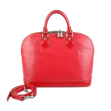 Very Good! Certified Authentic Louis Vuitton Epi Passy PM Red