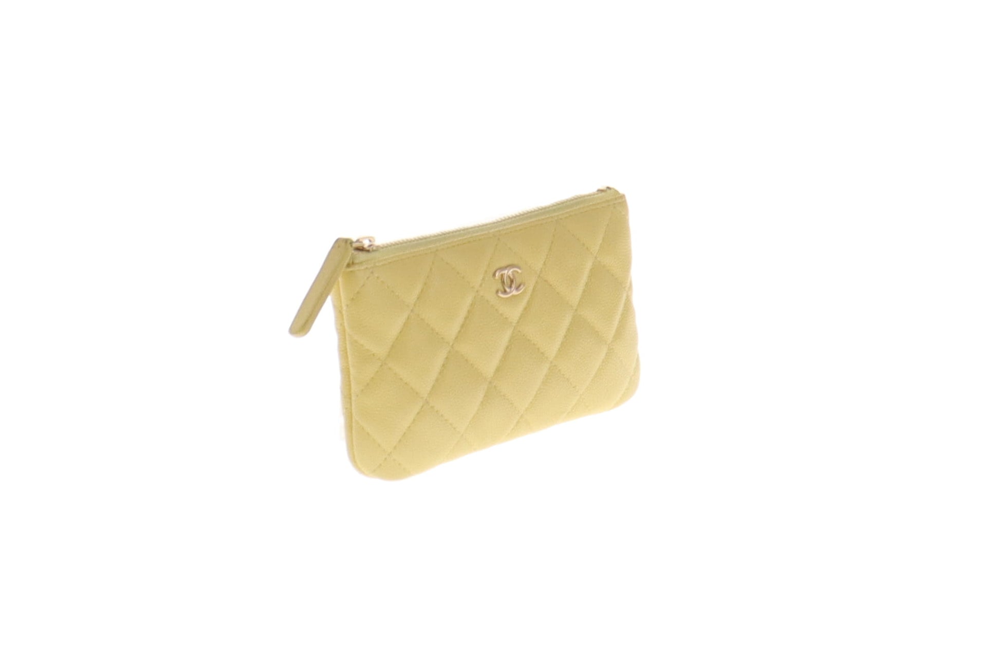 Chanel Lemon Yellow Soft Caviar Classic Mini Pouch 2019 – Designer Exchange  Ltd