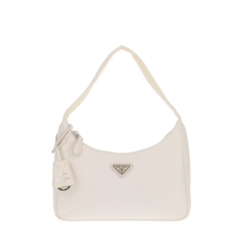 Prada Re-Edition 2000 White Nylon Small Shoulder Bag – Designer Exchange Ltd