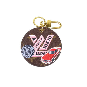 Louis Vuitton Pattern Print, Pink Monogram Mirror Key Holder and Bag Charm