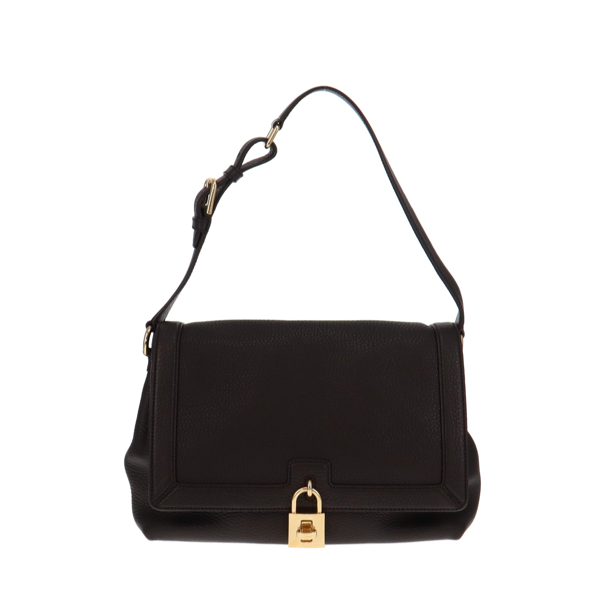 Dolce & Gabbana Dark Brown Lady Lock Flap Bag – Designer Exchange Ltd