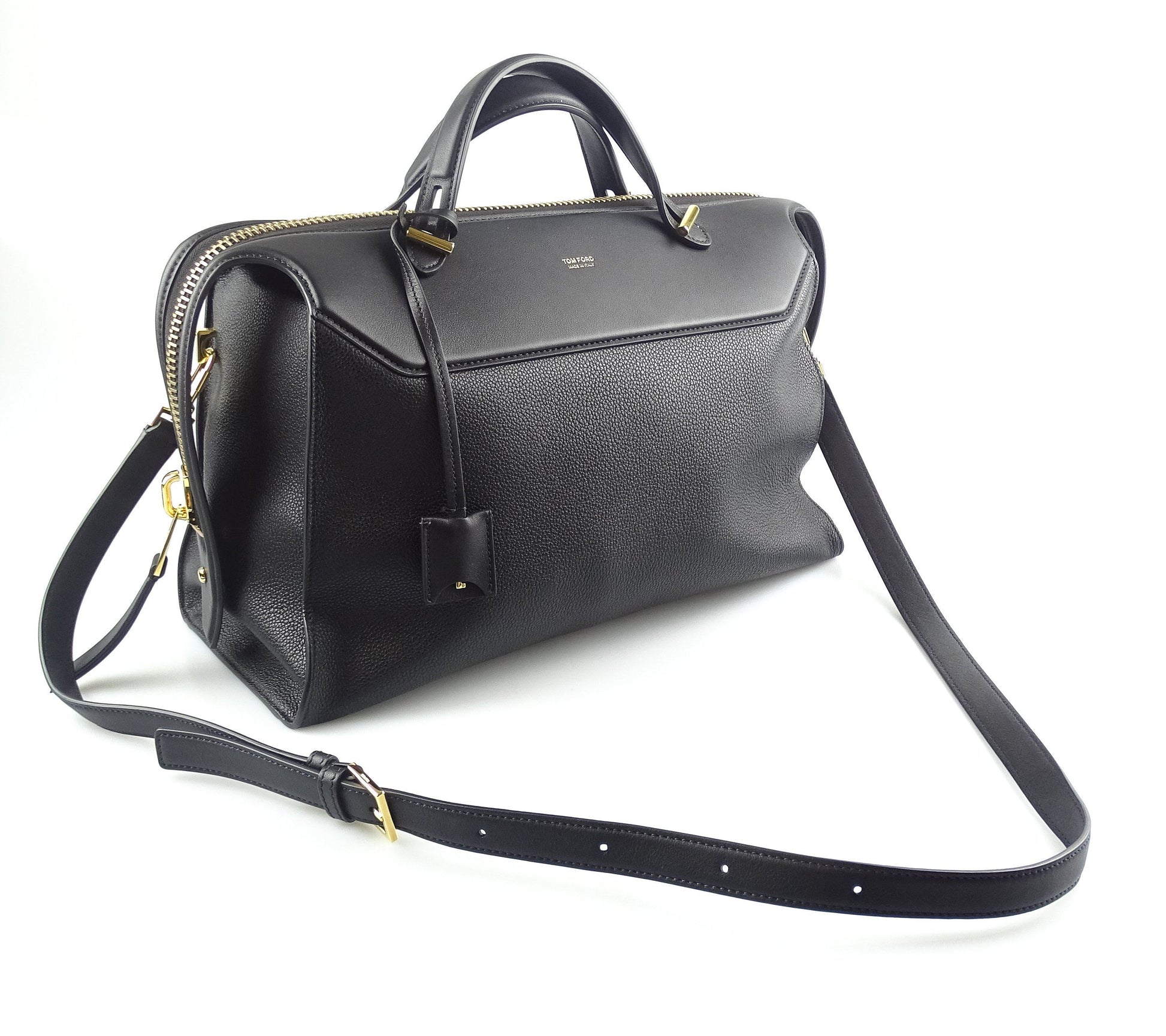 Tom Ford Edge Work Bag With Detachable Strap Black – Designer Exchange Ltd
