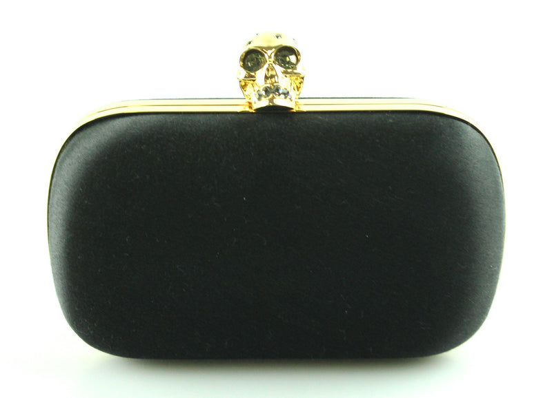 alexander mcqueen skull box clutch