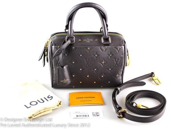 Louis Vuitton LV speedy 20 bicolour new Grey Leather ref.777692