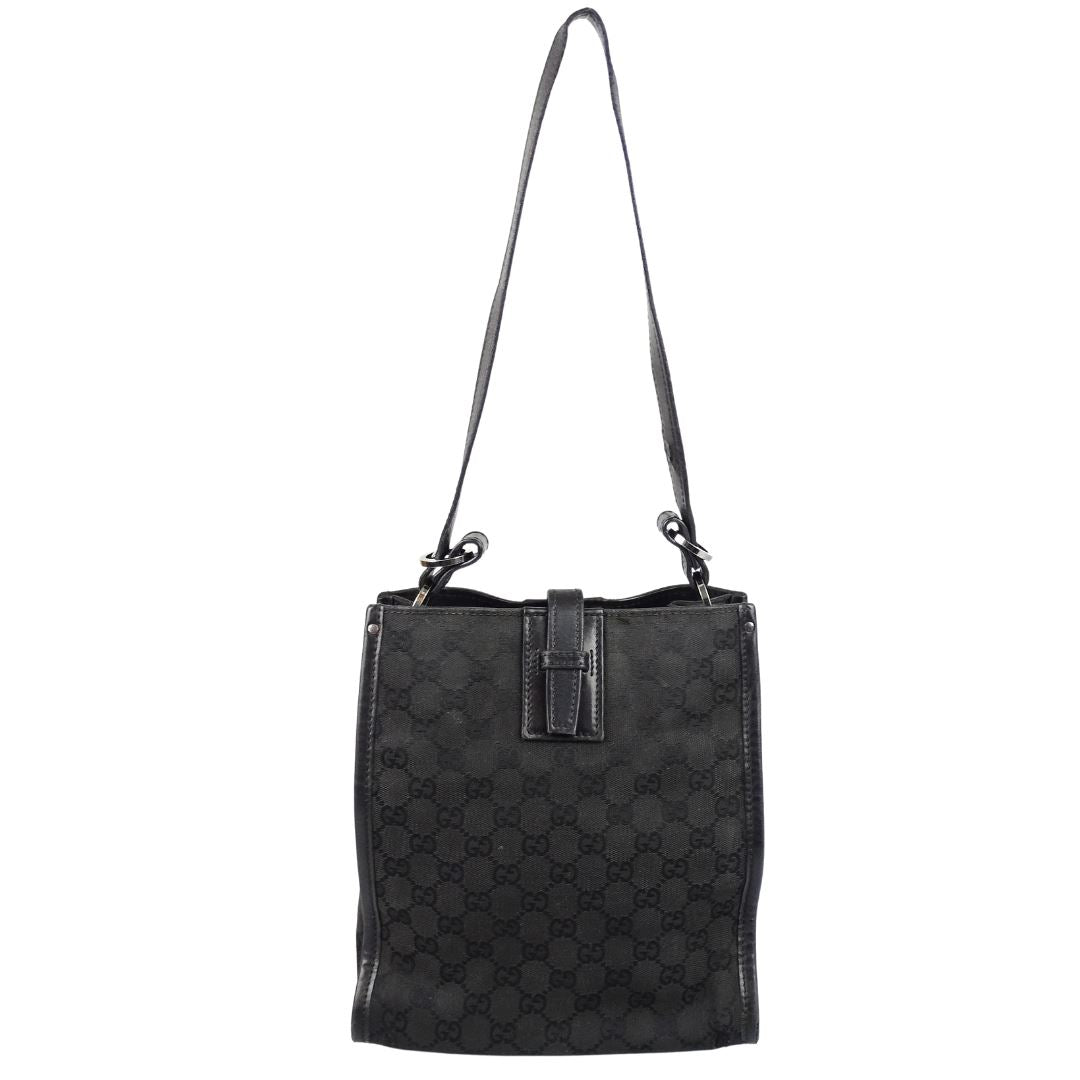 Gucci Vintage Black GG Short Strap Shoulder Bag – Designer Exchange Ltd