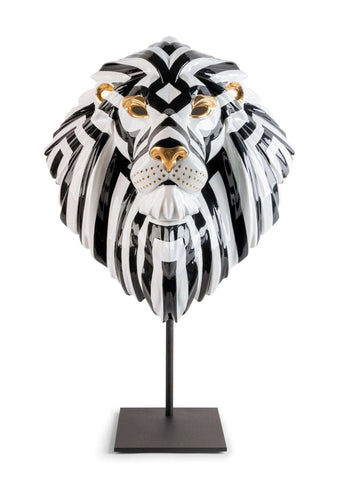 Black and Gold Lion Mask