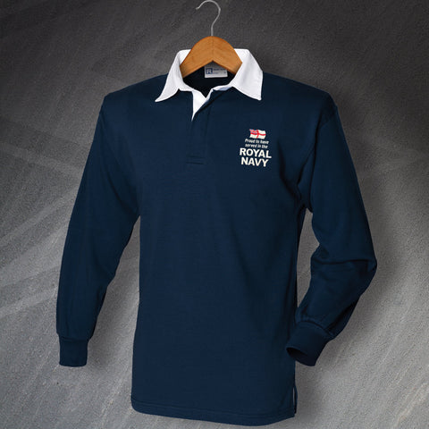 Royal Navy Long Sleeve Rugby Shirt