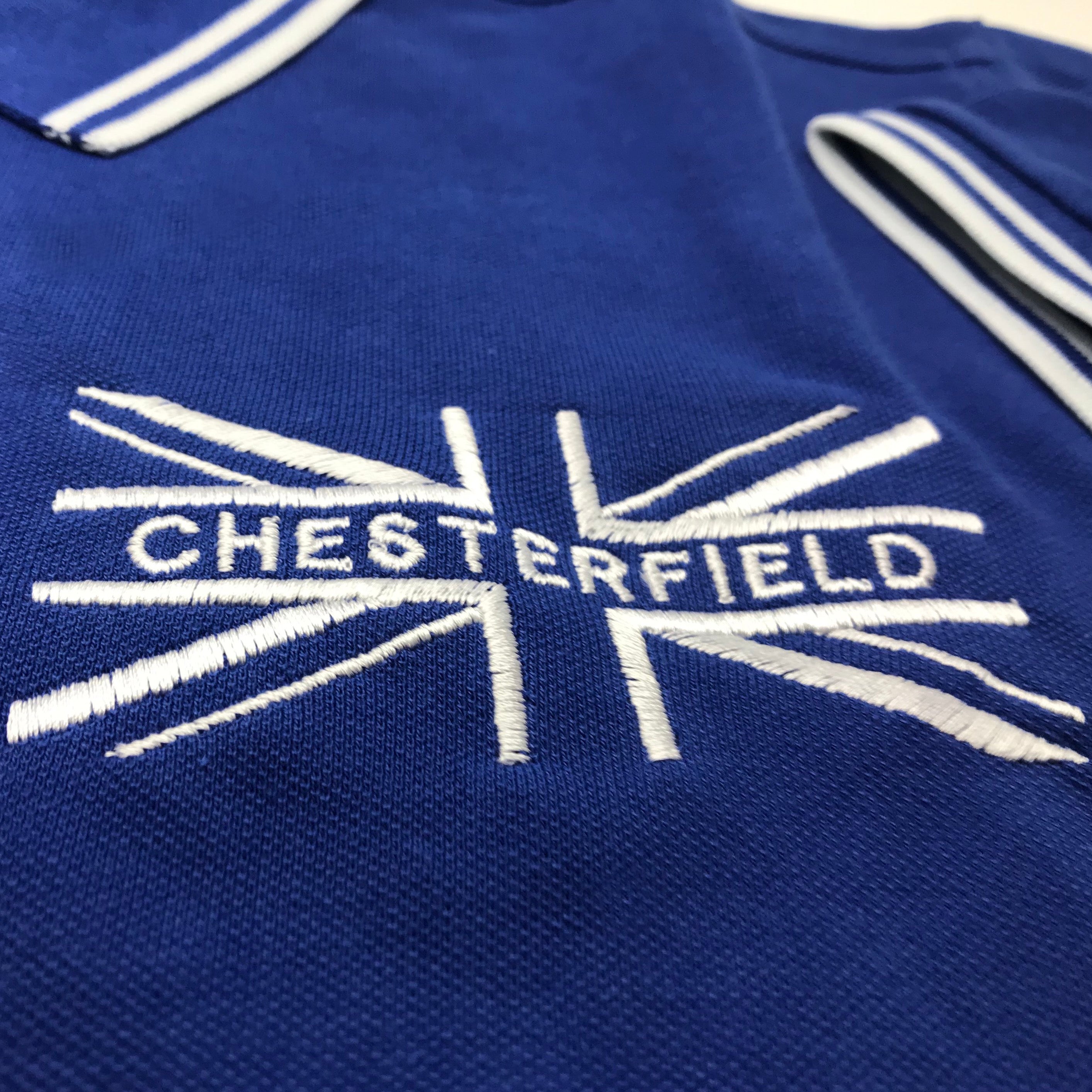 Chesterfield Flag Polo Shirt | Embroidered Chesterfield Merchandise ...