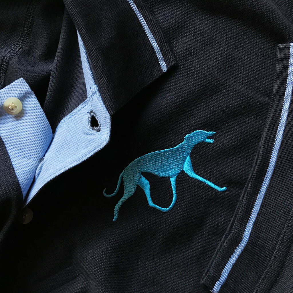 Greyhound Polo Shirt | Embroidered Greyhound Owner Clothing for Sale ...