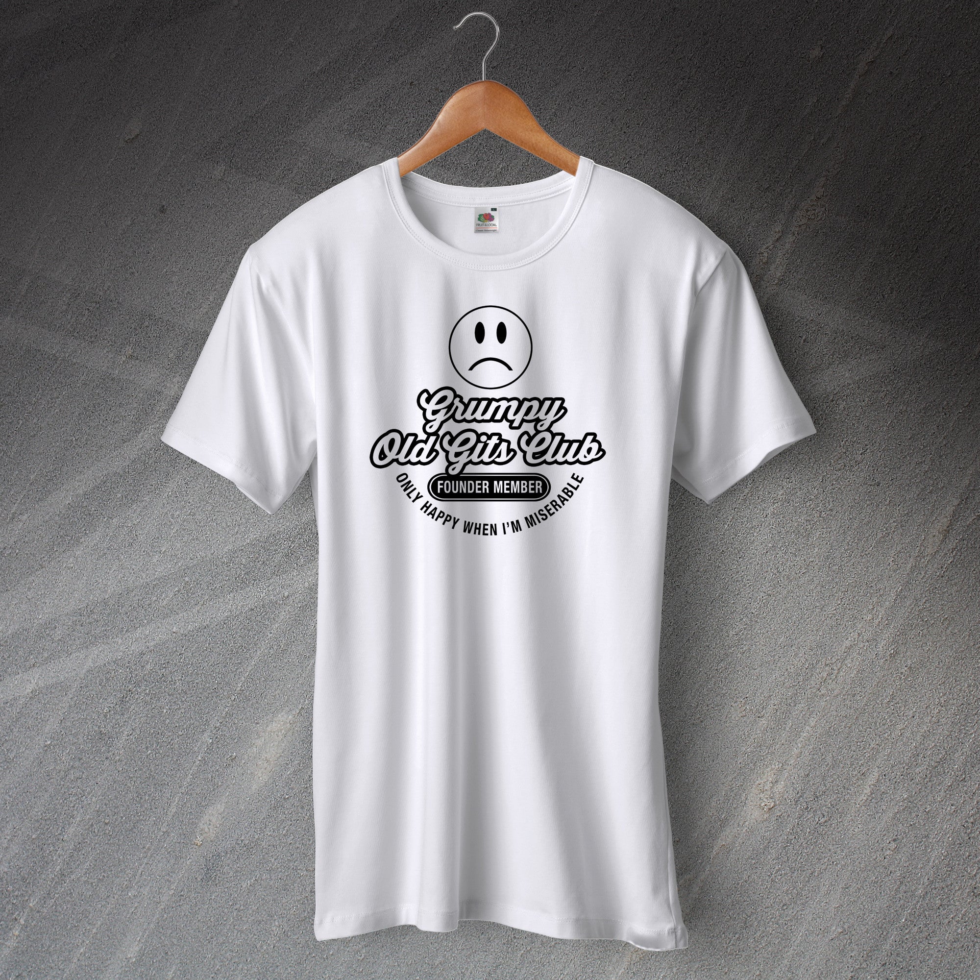 Grumpy Old Gits Club T-Shirt | Grumpy Gits Founder Member Clothing ...