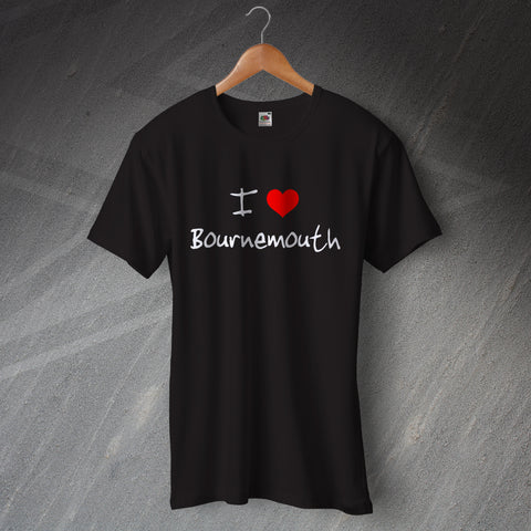 Bournemouth T-Shirt I Love Bournemouth