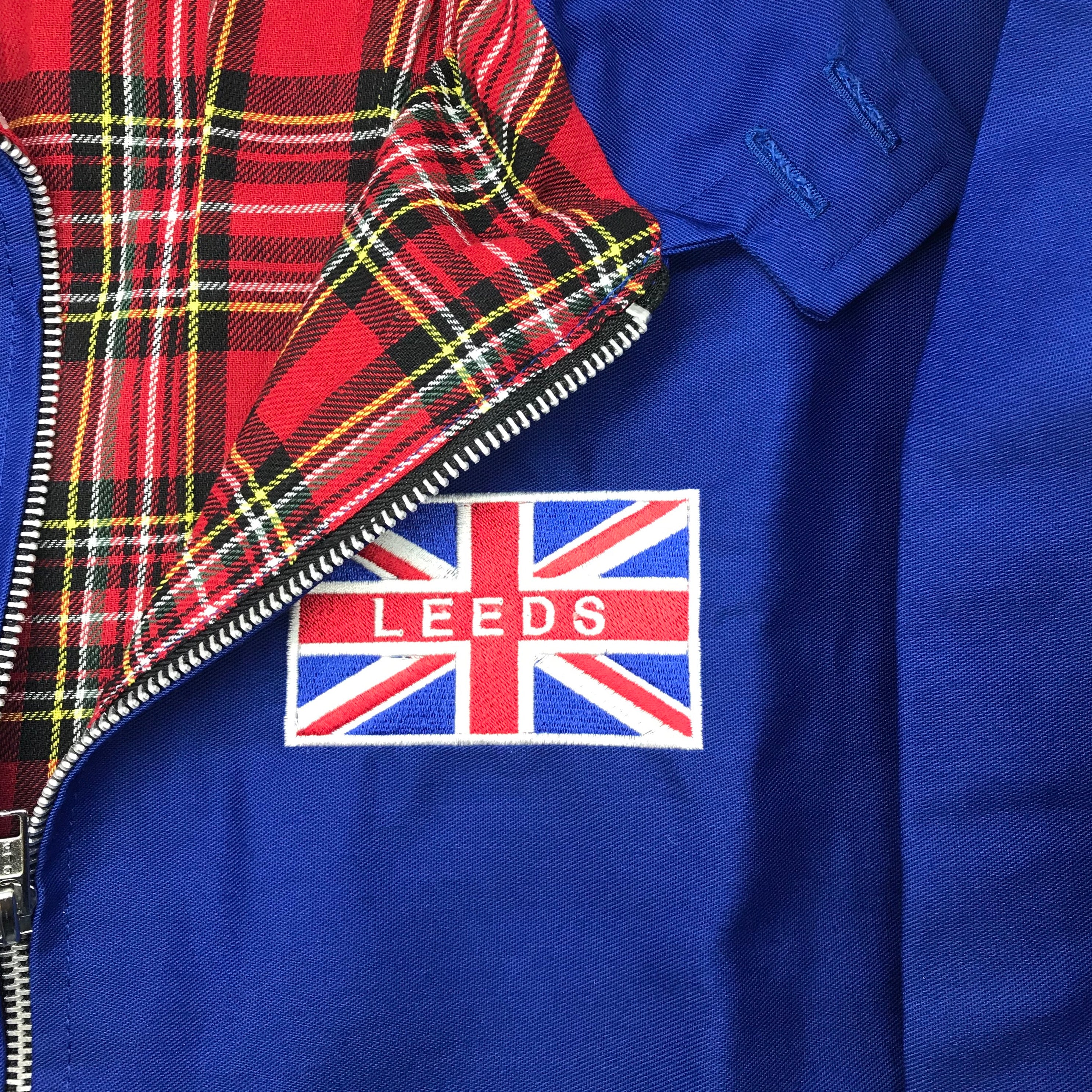 Leeds Flag Harrington Jacket | Embroidered Union Jack Jackets for Sale ...