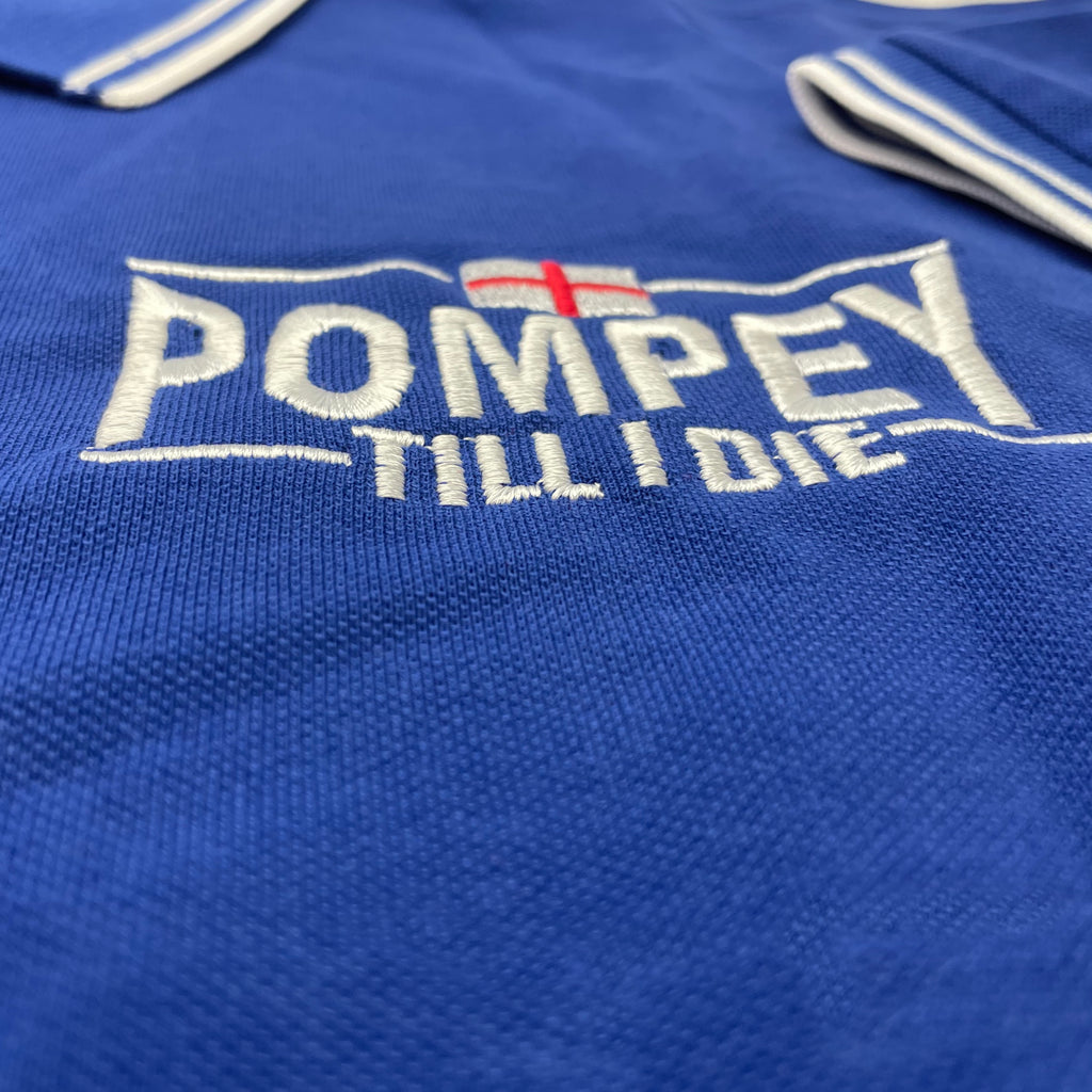 Pompey Till I Die Polo Shirt | Embroidered Portsmouth Football Tops ...