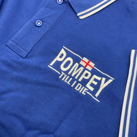 Pompey Till I Die Polo Shirt | Embroidered Portsmouth Football Tops ...