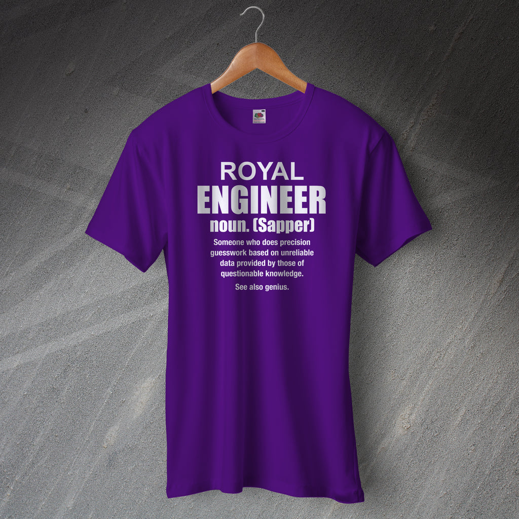 royal engineers sapper t shirt