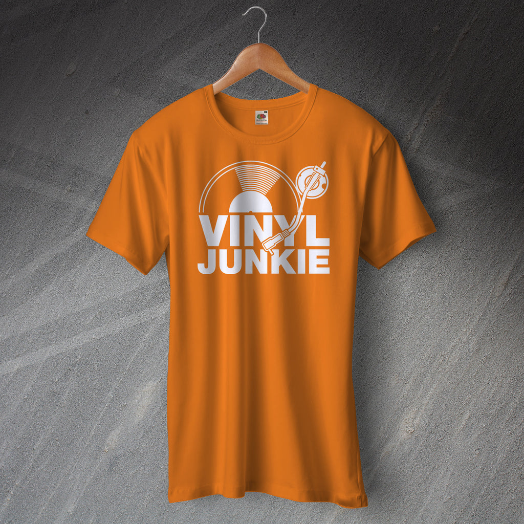 Vinyl Junkie T-Shirt | Exclusive Range of Vinyl Junkie Clothing ...