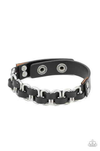 Garage Band Grunge - silver - Paparazzi bracelet – JewelryBlingThing