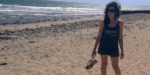 Me, Saucy Unlimited on Malibu Beach
