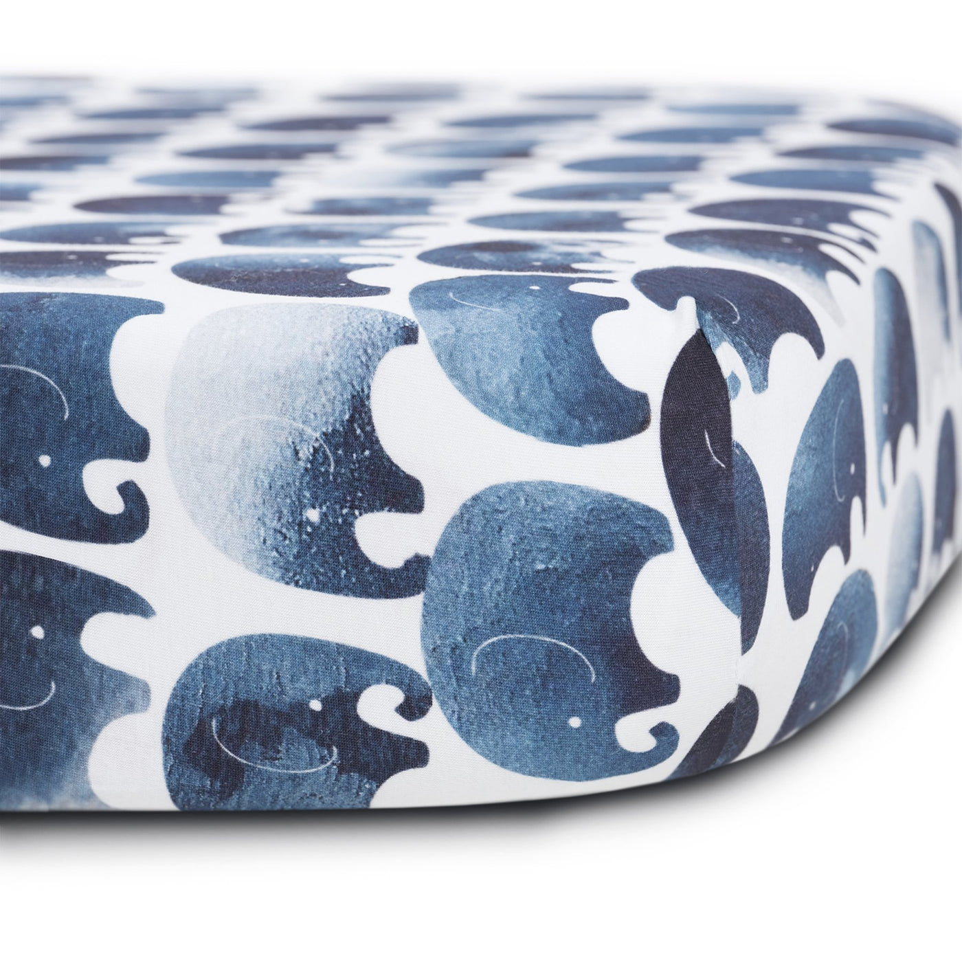 indigo crib sheet