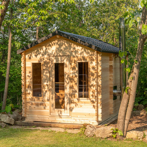 Canadian Timber Georgian Cabin Sauna w/ Changeroom