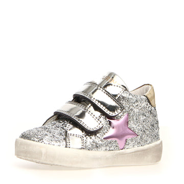 Naturino Girl's Frenby Vl Glitter Metallic Sneaker Shoe, Multi/Pink – Just  Shoes for Kids