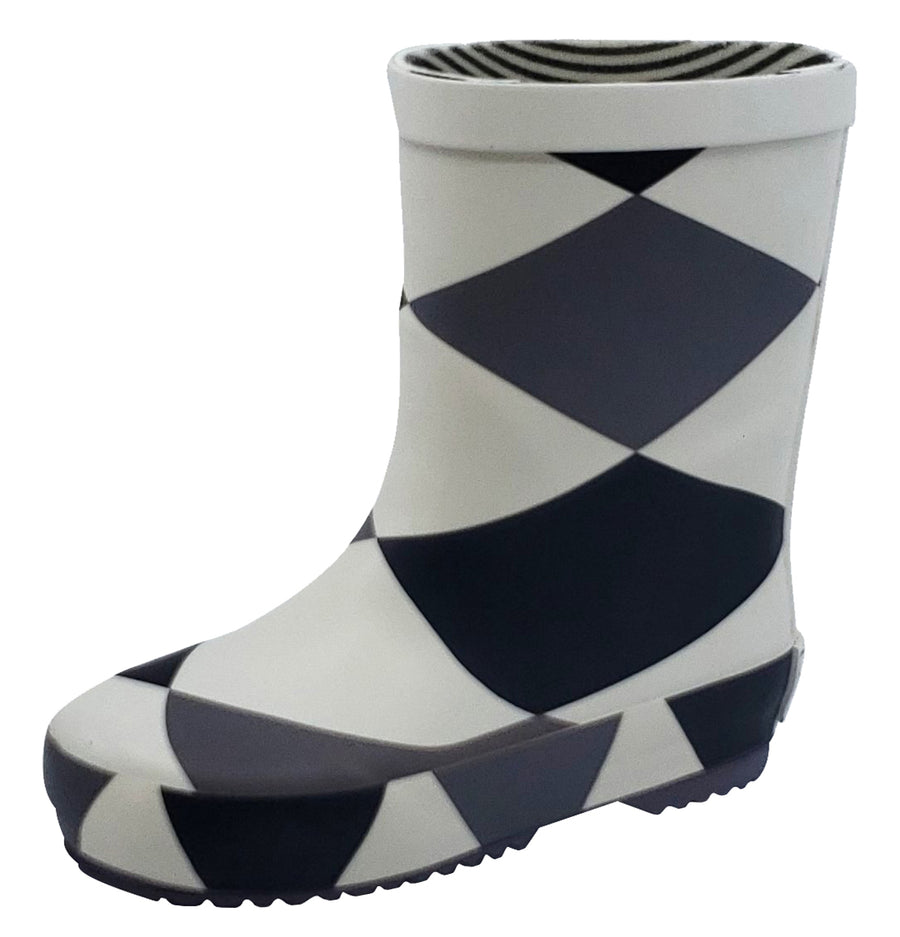 Boxbo Damier Girl's and Boy's Rain Boot 