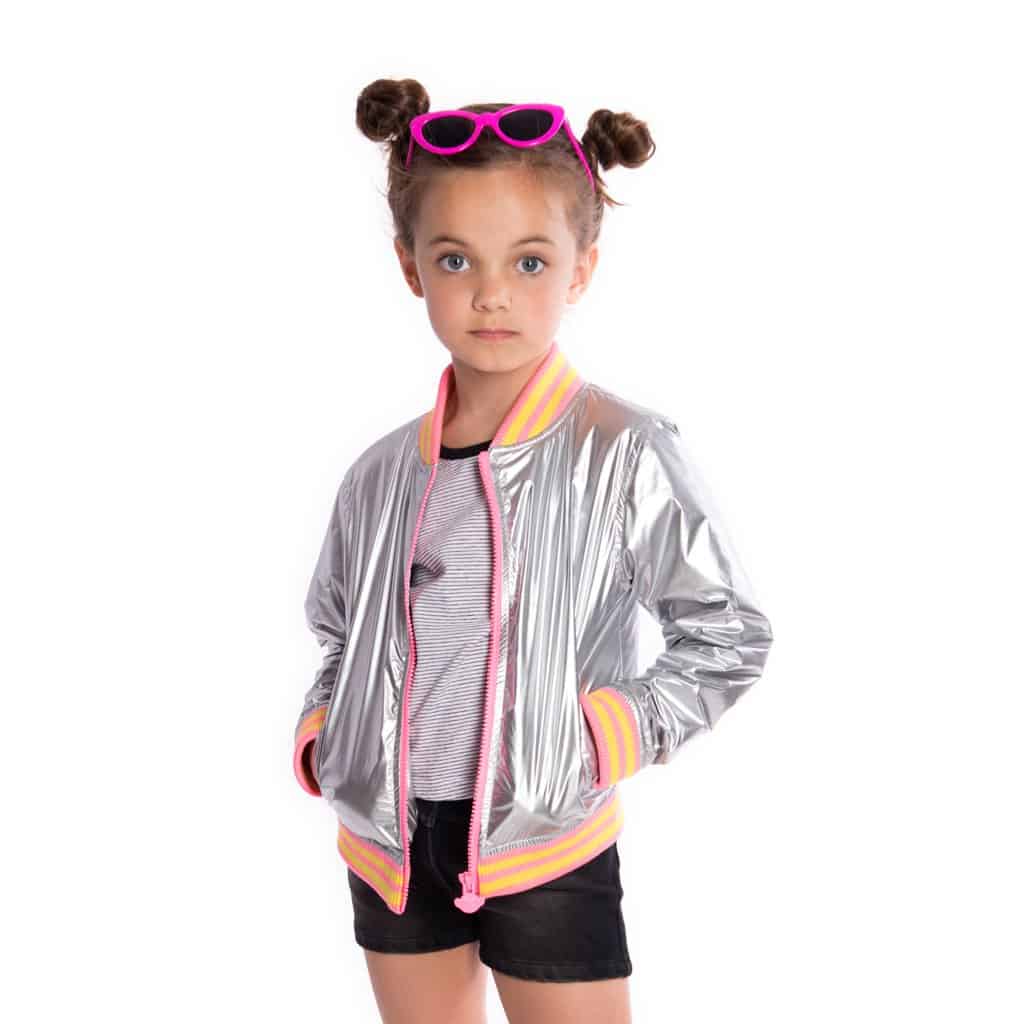 Appaman Nikki Bomber Jacket, Silver – Just Shoes for Kids