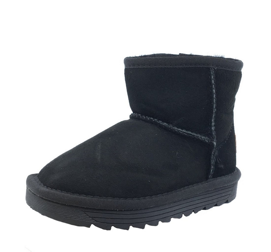 Old Soles Girl's Shearling Boots, Black – Just Shoes for Kids