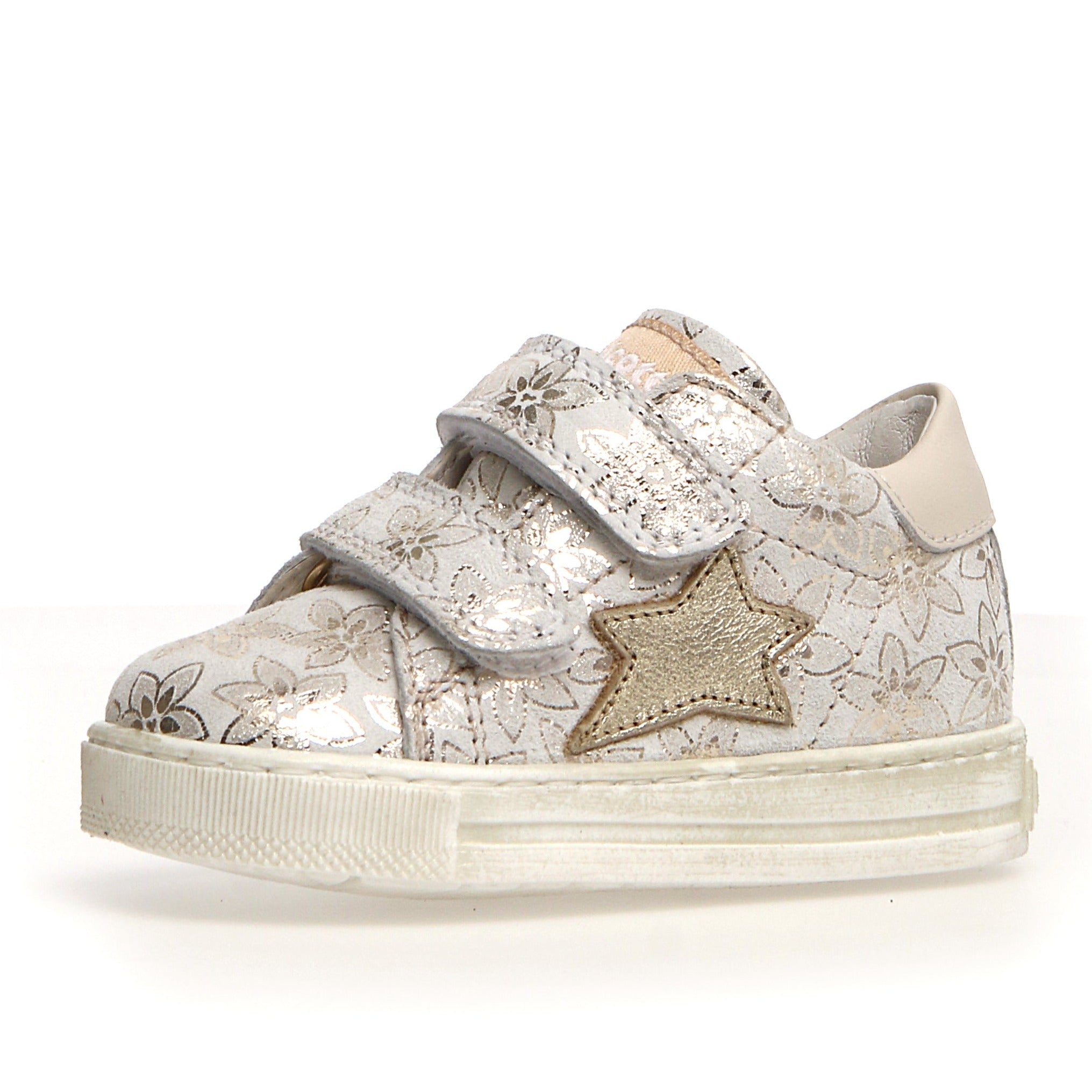 Naturino Falcotto Girl's Sasha VL Petunia Fashion Sneakers - Milk/Plat ...