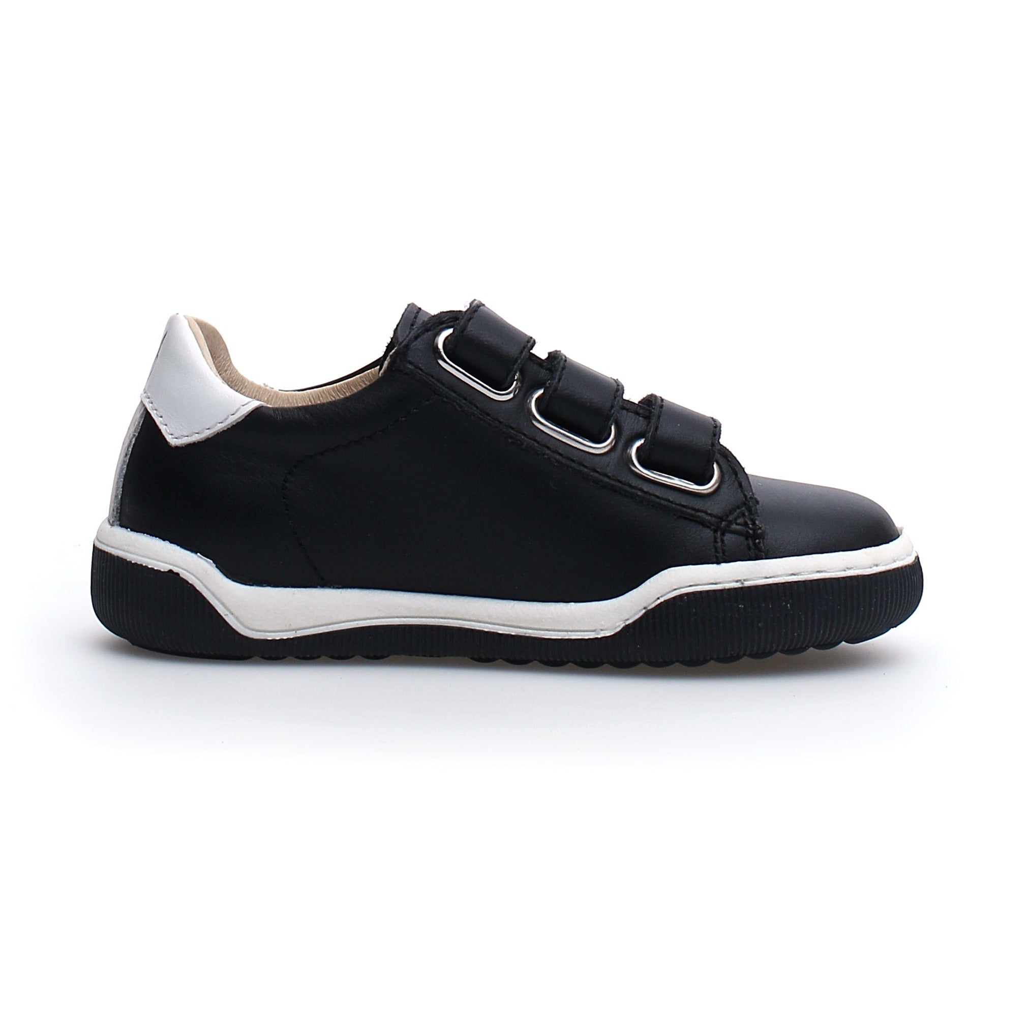 Naturino Boy's and Girl's Cliff Sneaker Shoes - Black/White – Just ...