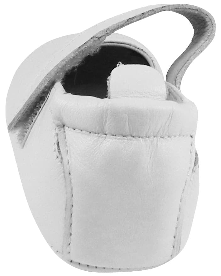 Old Soles Girl's 022 Gabrielle White Soft Leather Mary Jane Crib Walke ...