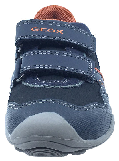 GEOX Boy's Arno Hook and Loop Sneaker – Just Shoes for Kids