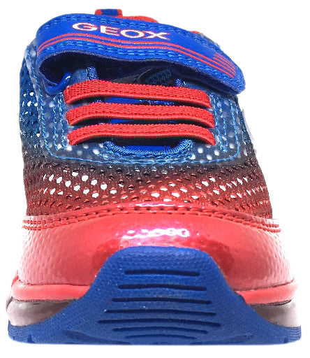 Cambiable secretamente Diálogo Geox Respira Boy's Android Royal Blue & Red Mesh Light Up Double Hook –  Just Shoes for Kids