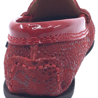 atlanta mocassin red loafer