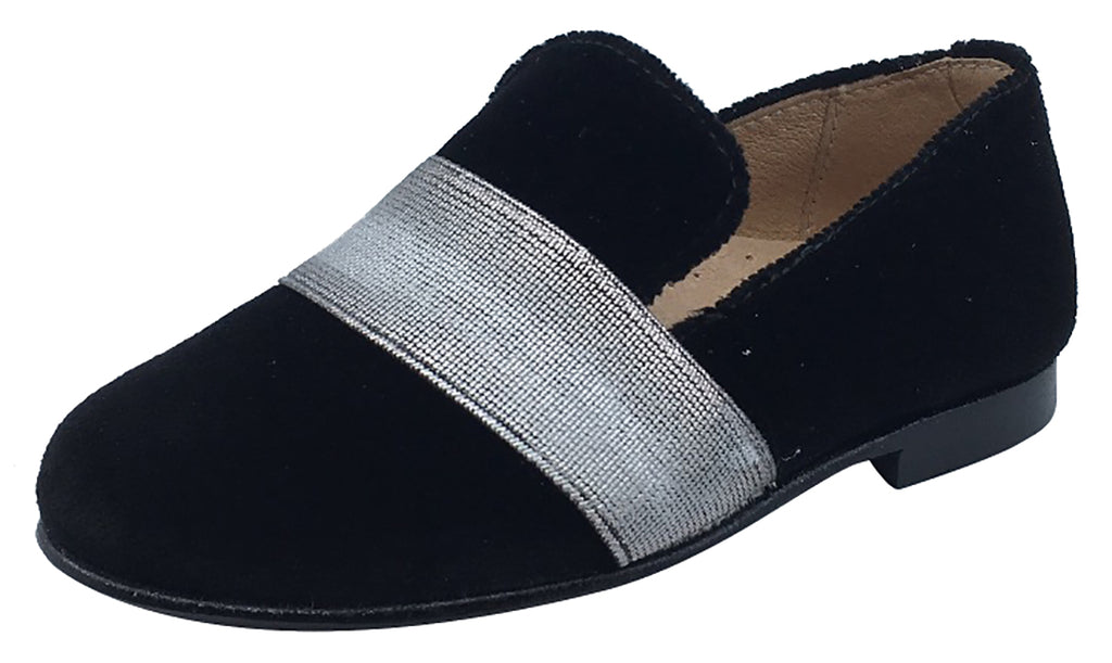 Hoo Shoes Smoking Loafer Black with 