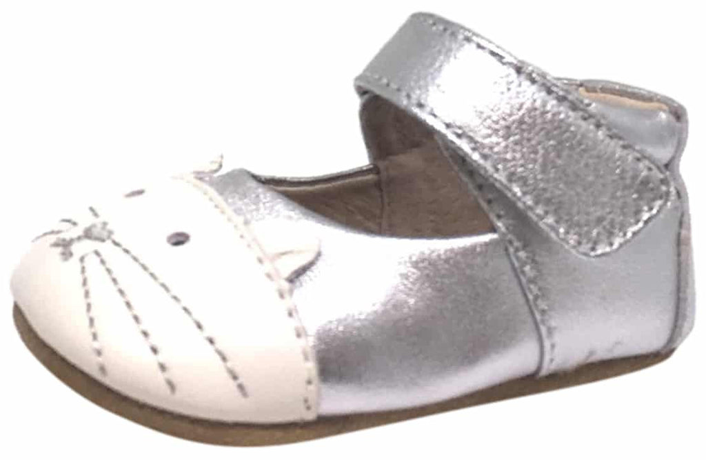 silver character shoes