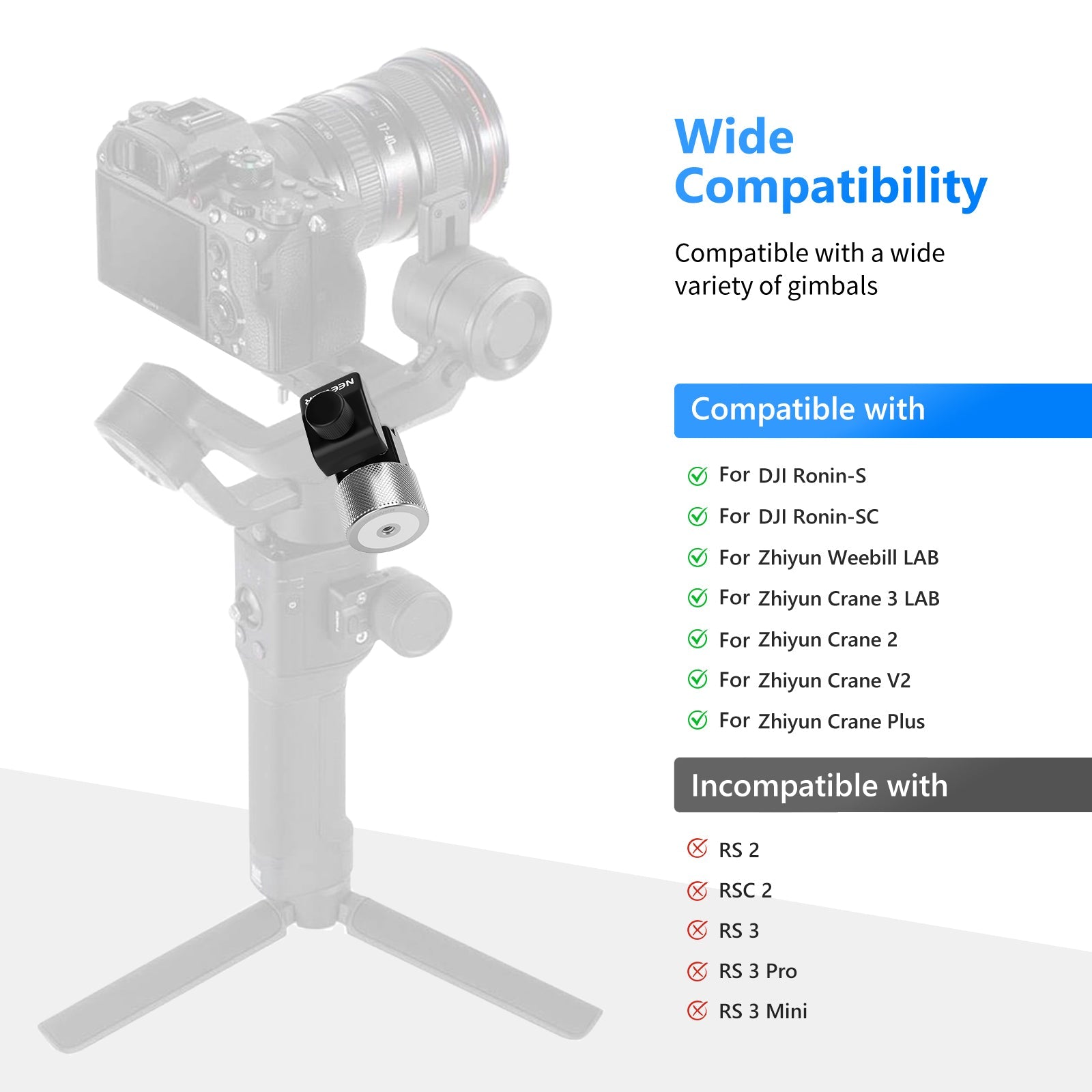 NEEWER Gimbal Sling Handgrip For DJI RS 2 RSC 2 RS 3 RS 3 Pro