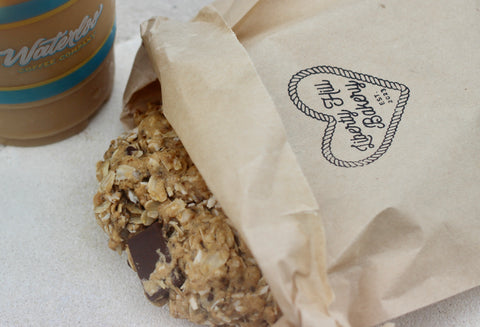 Waterloo Coffee Company coffee trailer north austin with gluten-free vegan cookies