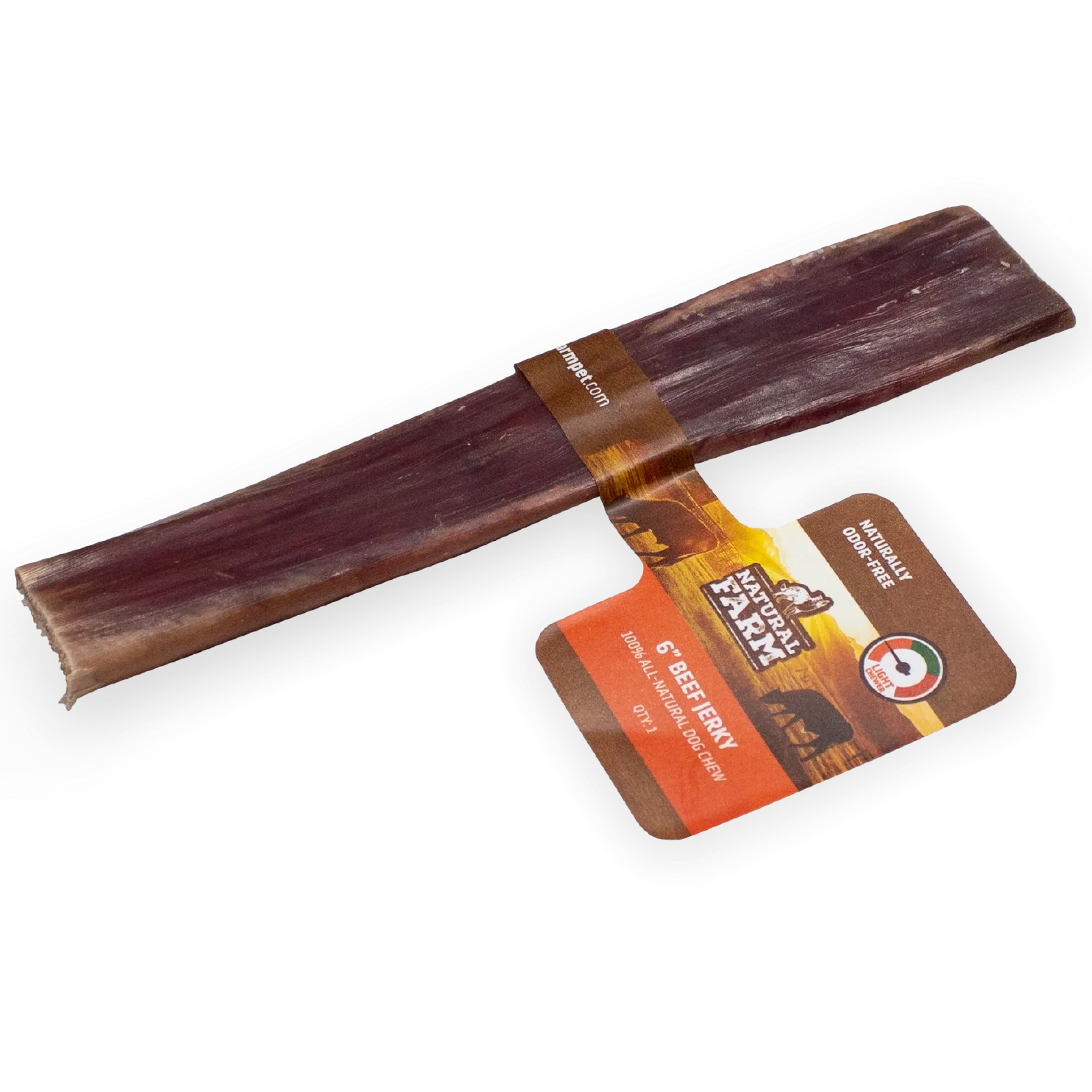Natural Farm Dog Treat - Beef Jerky 6" Bulk